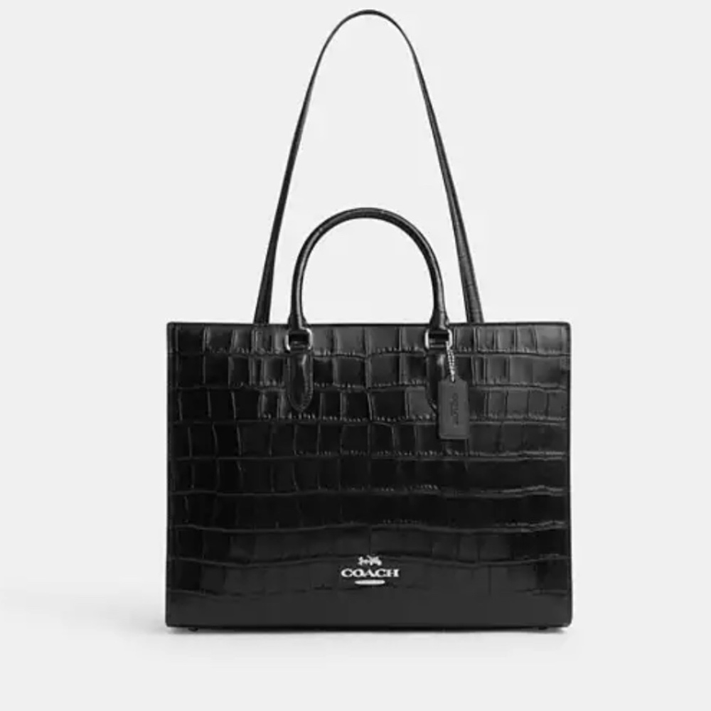 COACH Crocodile leather tote purse NEW with tags $598